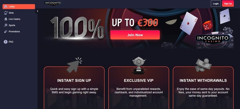 What’s the Deal with Incognito Casino?